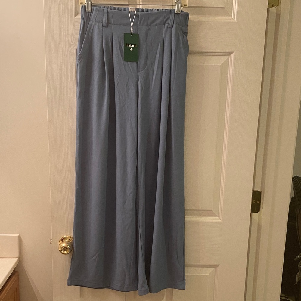 HALARA Light Blue Flowing Pants